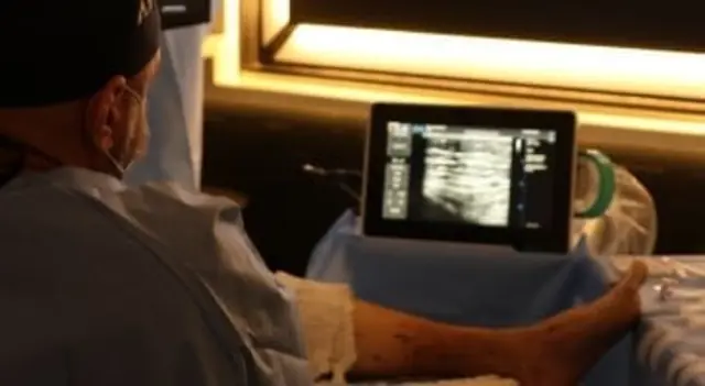 Avaliação com ultrassom Doppler